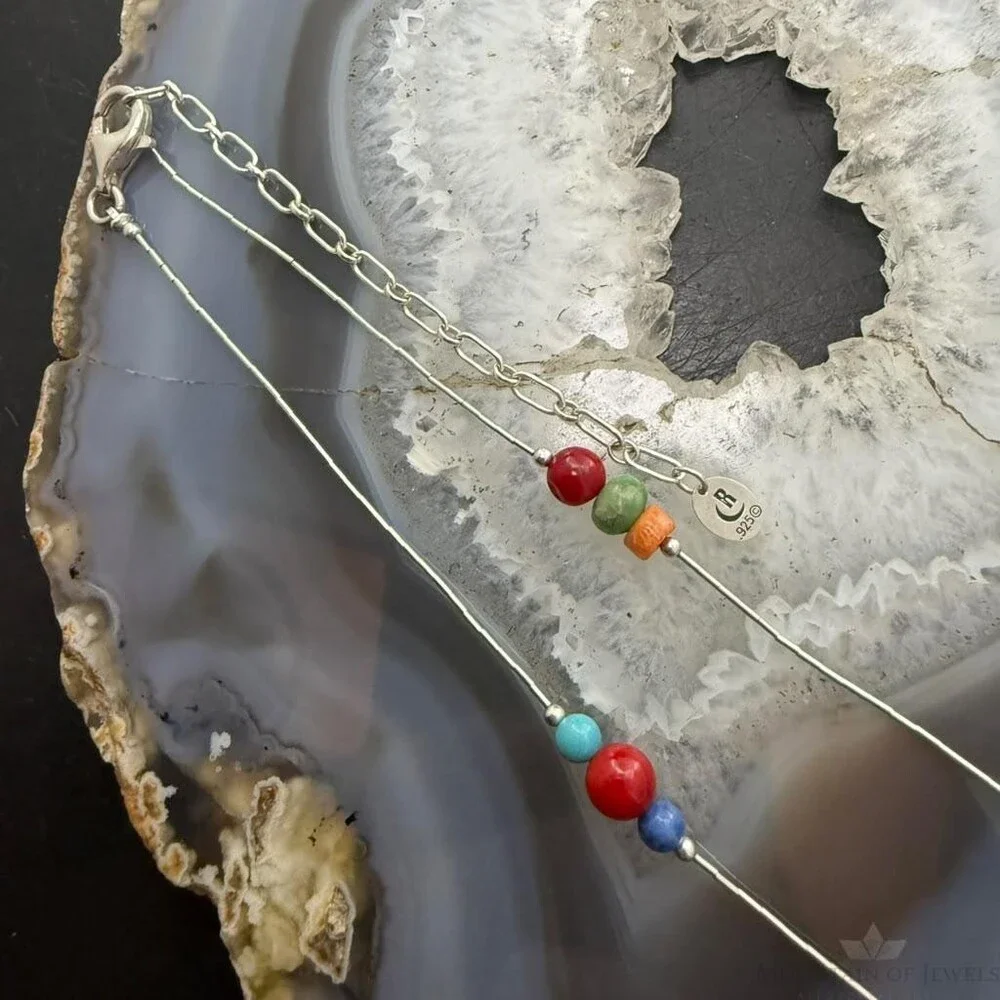 Carolyn Pollack Sterling Silver Liquid Silver & Beads 38